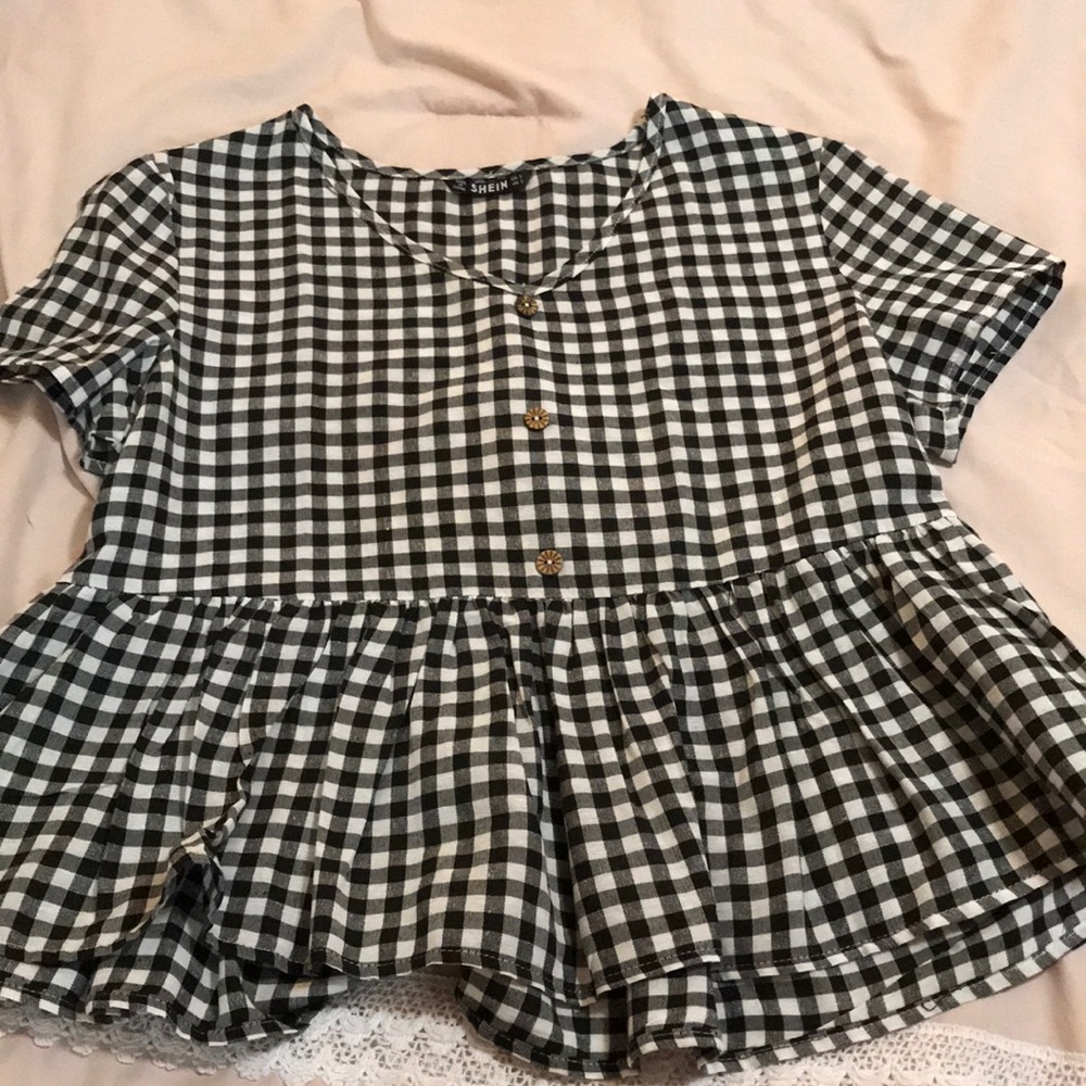Gingham top